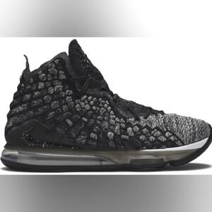 Nike Lebron 17 In The Arena High Top Lace Up  Knitposite Basketball Sneakers 13